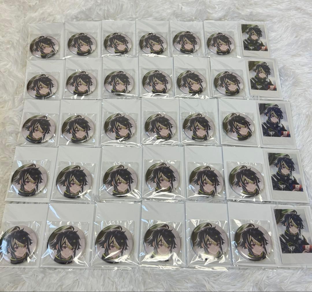 伊波ライ 2024 誕生日グッズ 缶バッジ＆チェキ風カード