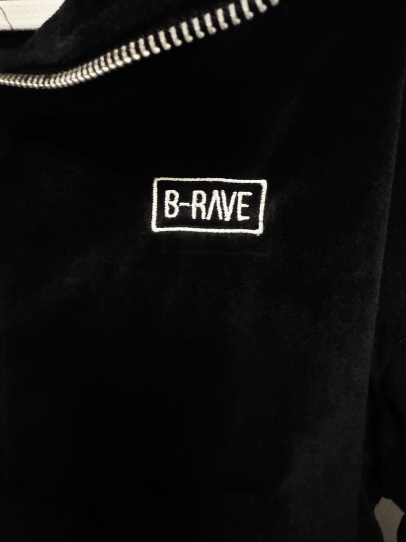HANA♦︎B-RAVE ロゴ ベロア トラックジャケット