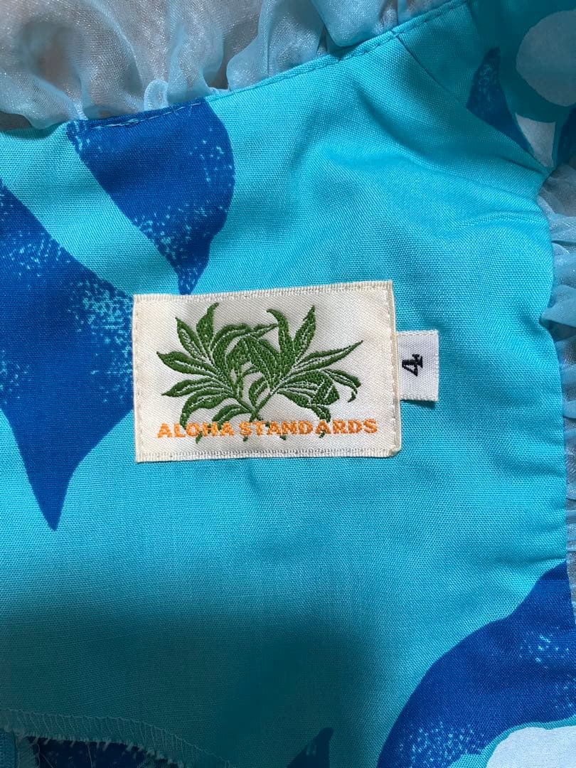 【ALOHA STANDARDS 】ワンピース 4サイズ 日本製 フラダンス