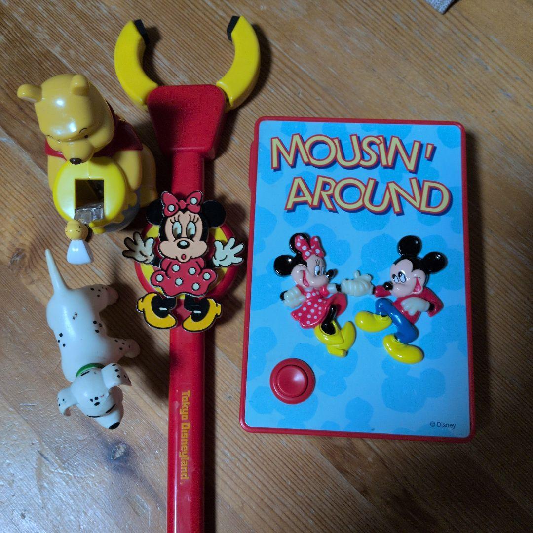 ヴィンテージディズニー　ドアベル爪切り　フィギュア　マジックハンド　レア