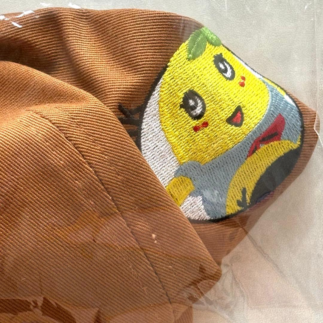ふなっしー　キャップ　新品　未使用　未開封　帽子　男女兼用　ブラウン　茶色