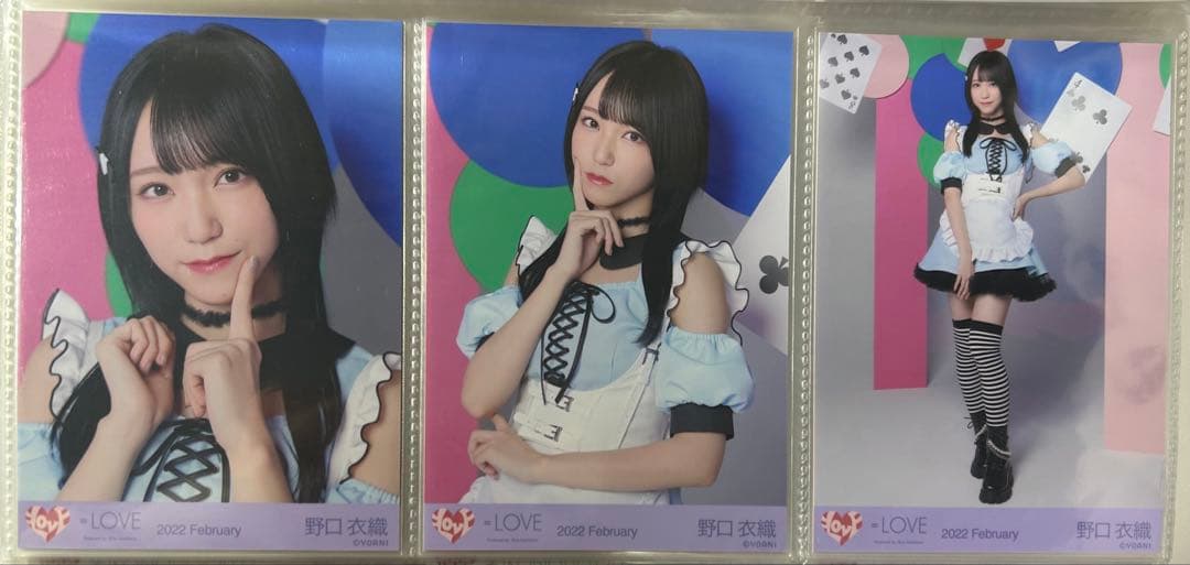 野口衣織 ミニフォト 生写真 コンプ ポイズンPoison