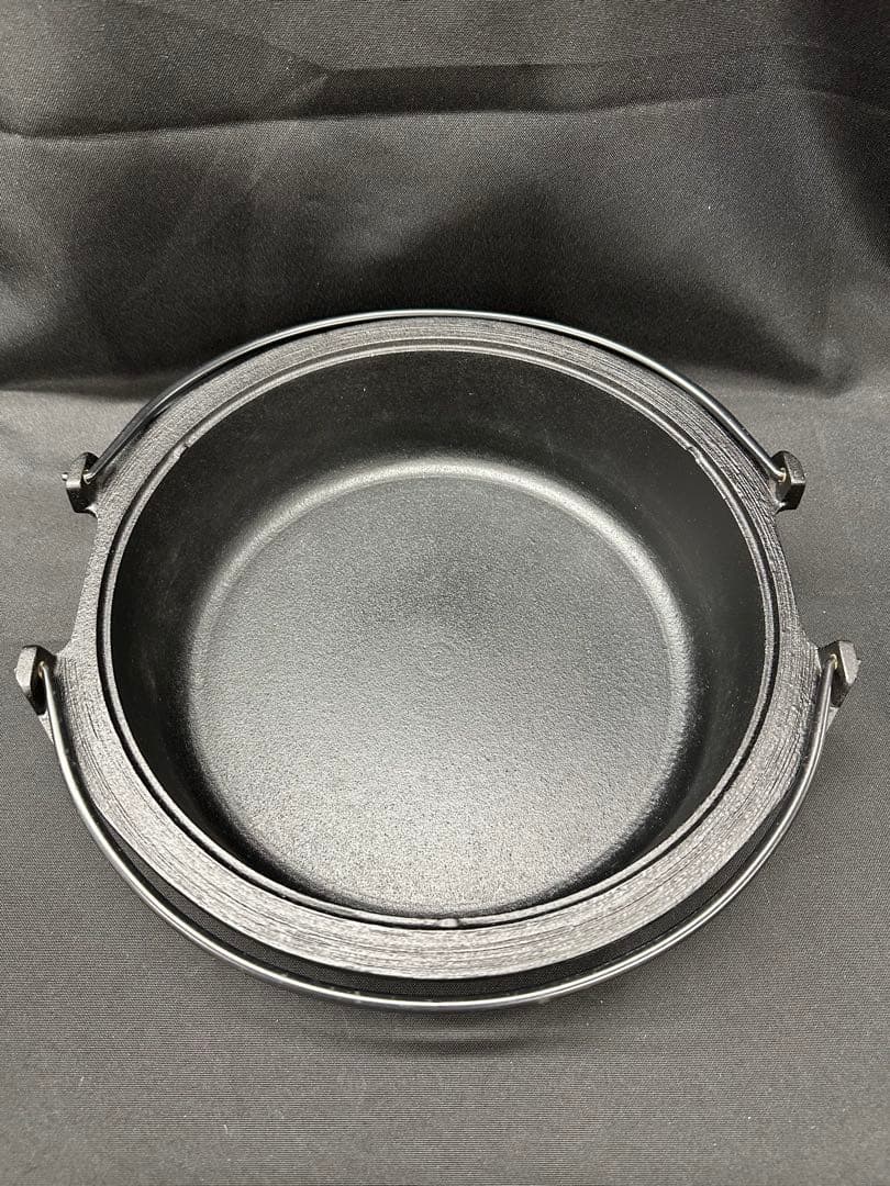 【USED美品】南部　南部鉄器　盛岡　鋳鉄　鍋　おでん鍋　すき焼き鍋　水炊き