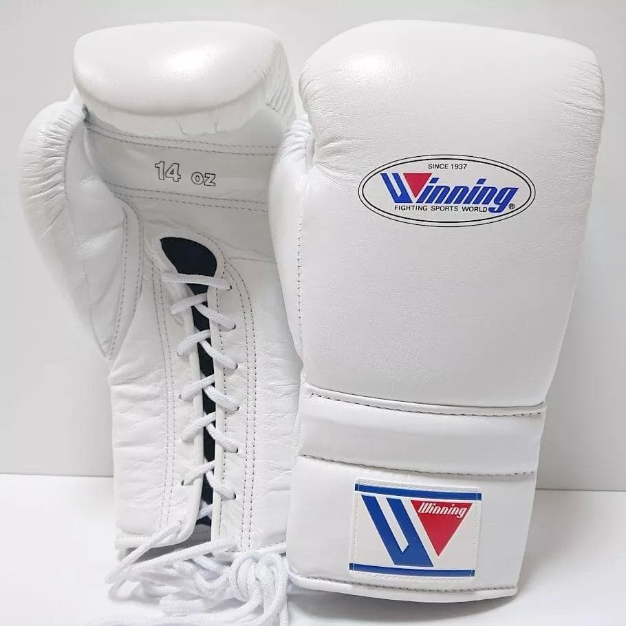 Winning ウイニング ボクシンググローブ 14oz 白 MS-500 ⑩