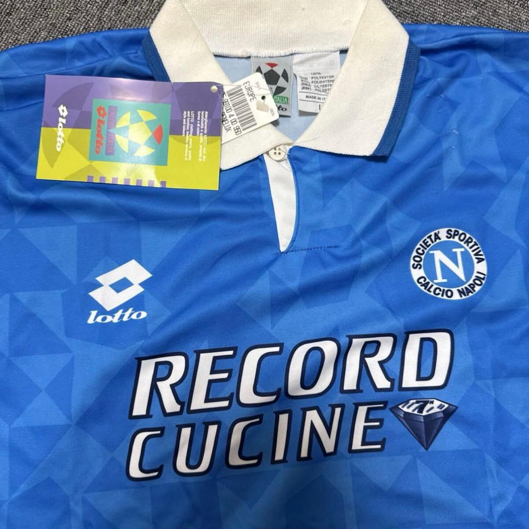 未使用 ナポリ セリエA イタリア ホーム Lサイズ 青 OTTO ロット