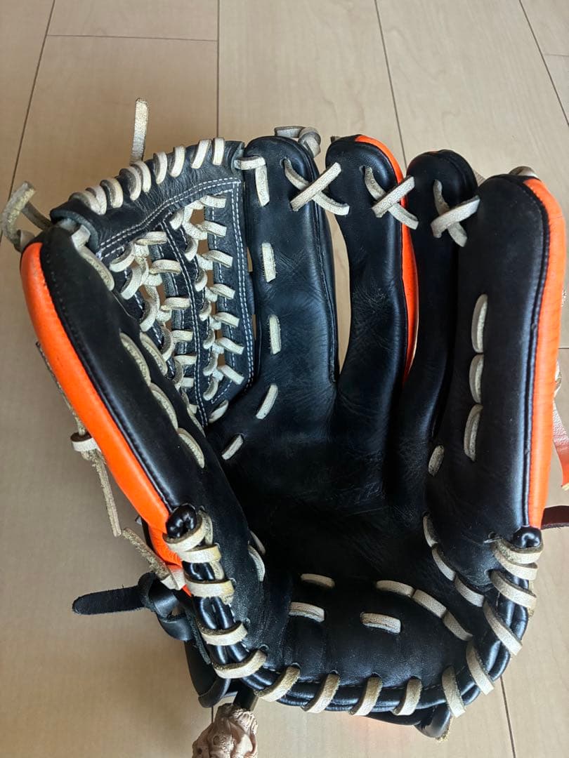 Rawlings 限定版 野球グローブ ブラック/オレンジ