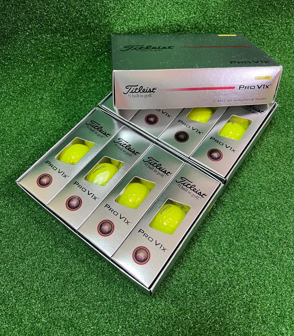 2025 タイトリスト【Titleist】PRO V1x【イエロー】2ダース