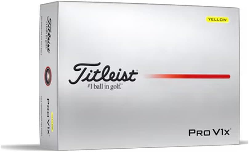 2025 タイトリスト【Titleist】PRO V1x【イエロー】2ダース