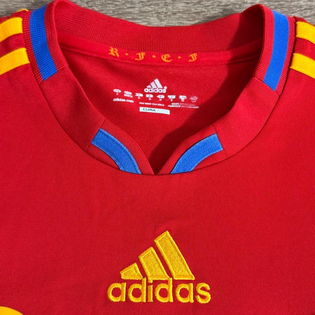 正規品 adidas スペイン代表 2010 ダビド・シルバ ホームユニフォーム