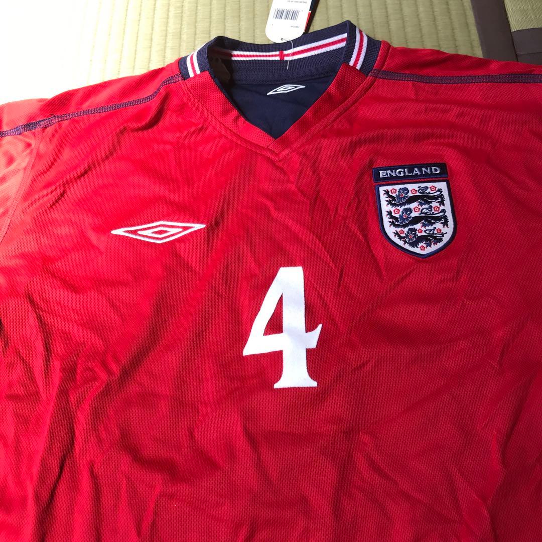 新品イギリス限定モデル！サッカーイングランド代表ユニフォームLアンブロ4FOX