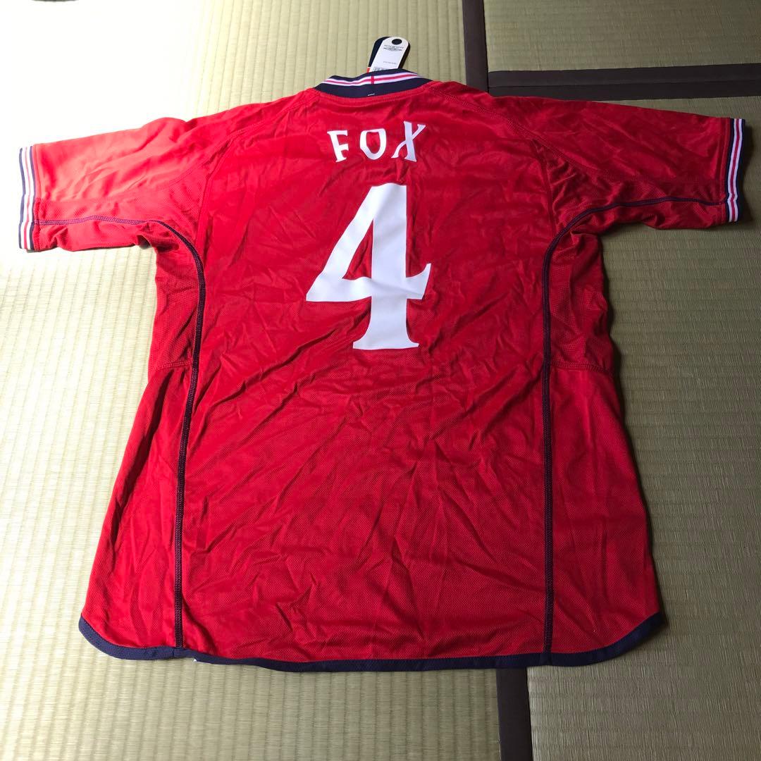 新品イギリス限定モデル！サッカーイングランド代表ユニフォームLアンブロ4FOX