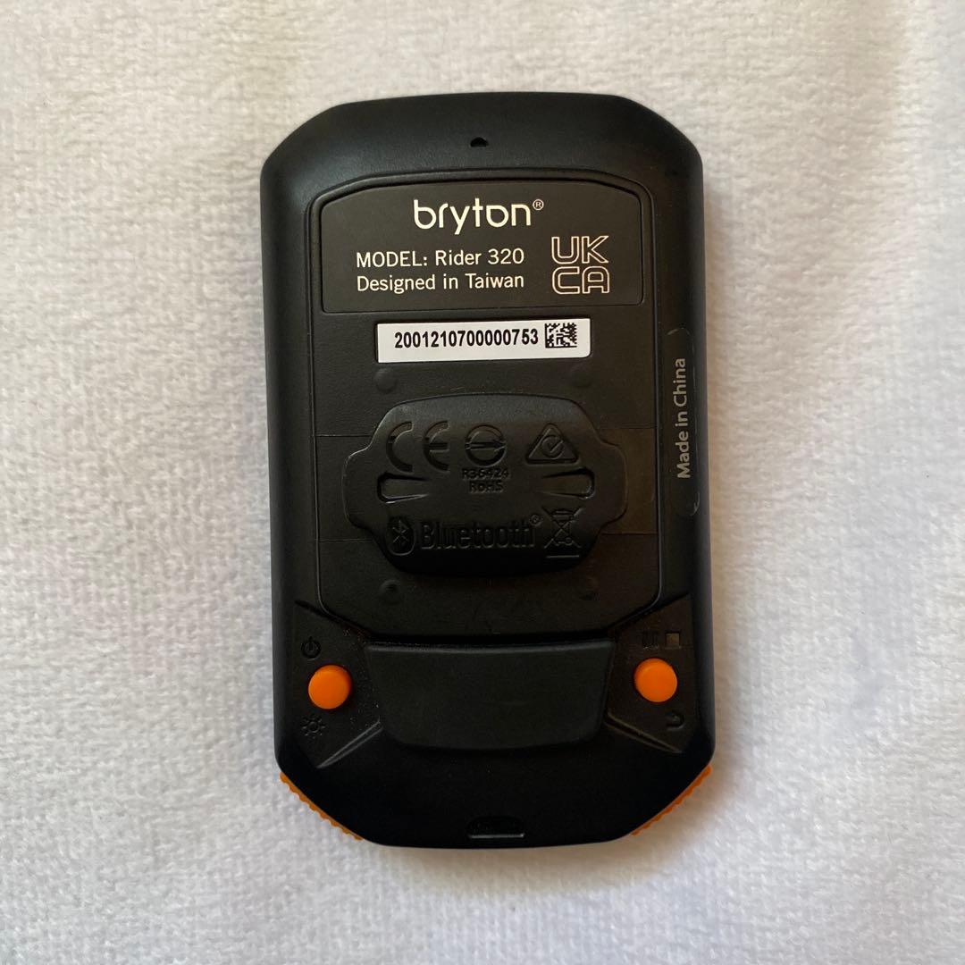 Bryton Rider 320 サイクルコンピューター センサ付き