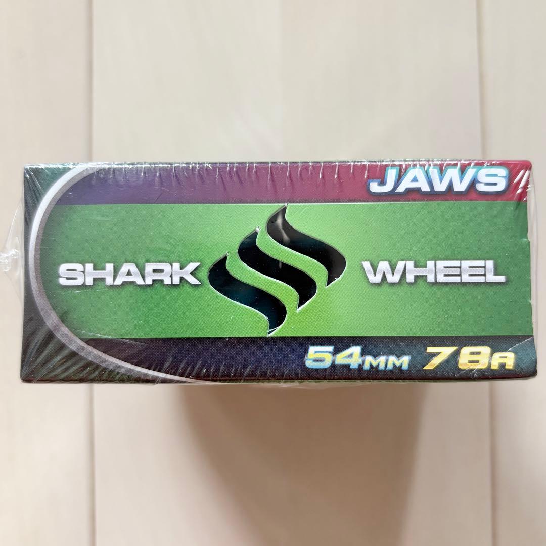 03☆新品☆ シャークウィール 54mm 78a ブラック/ブルー スワール
