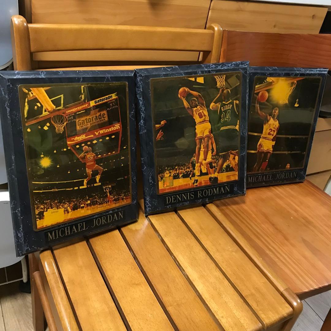 マイケル・ジョーダン デニス・ロッドマン 額装品　NBA認証あり