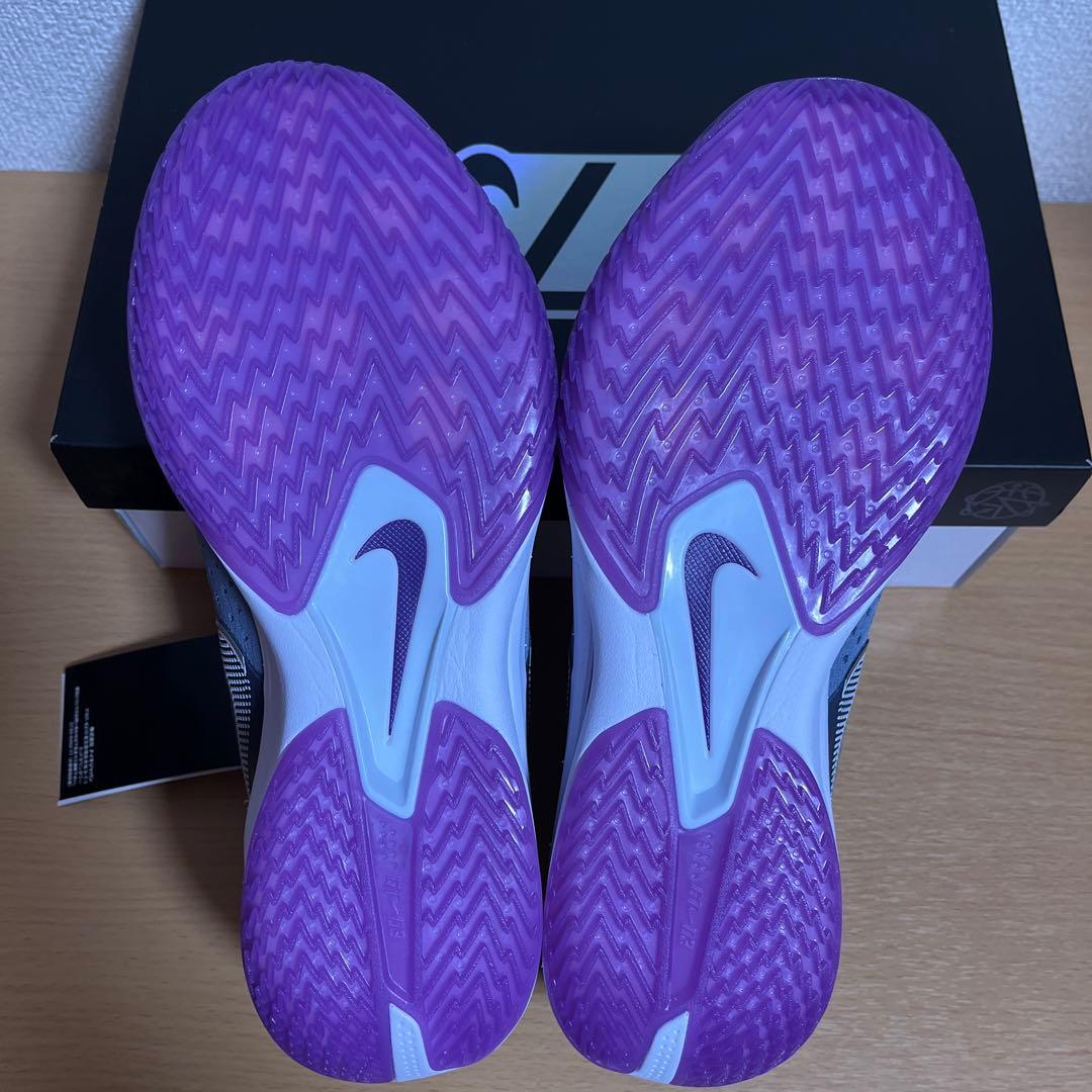 新品 NIKE AIR ZOOM G.T. CUT3 PURPLE 31cm