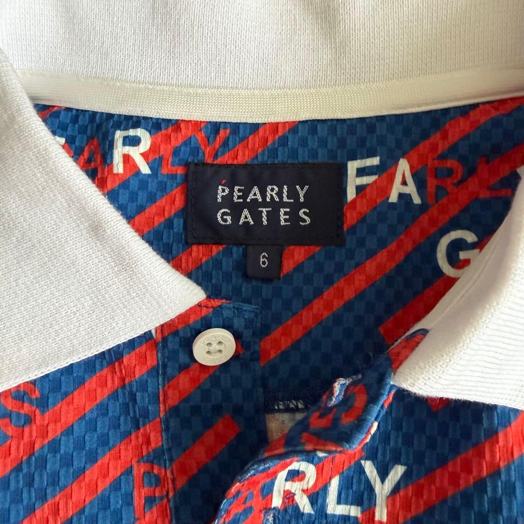 パーリーゲイツ PEARLYGATES ポロシャツ サイズ6