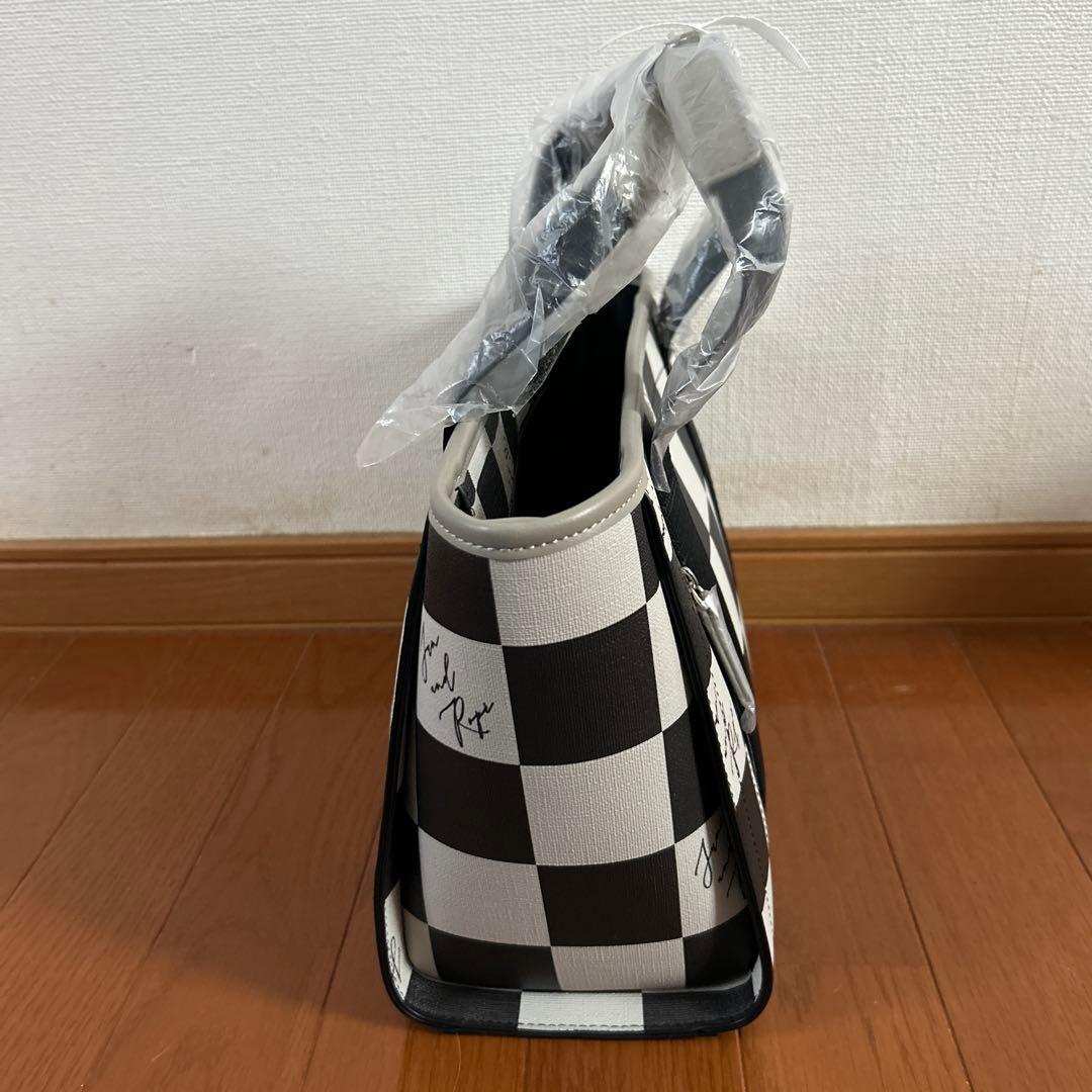 【新品】JUN&ROPE チェッカープリントカートバッグ