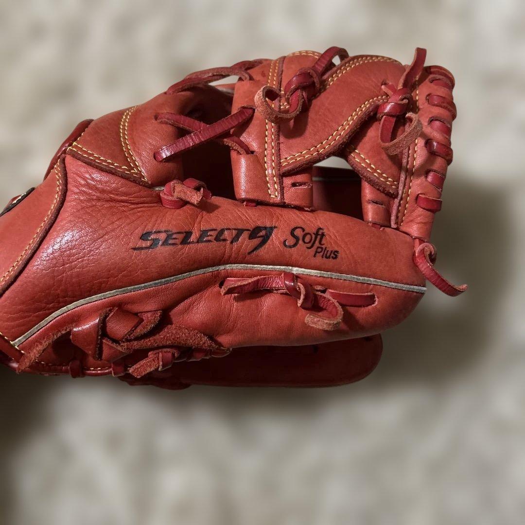 Mizuno Select Soft Plus 軟式グローブ レッド