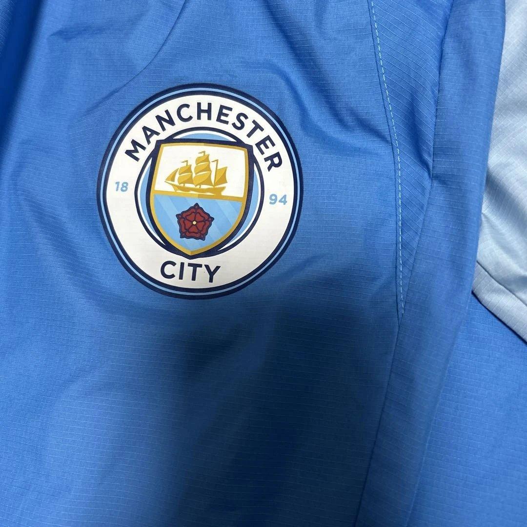 PUMA MCFC　マンチェスター　シティ　プレマッチ　ウーブン　セットアップM