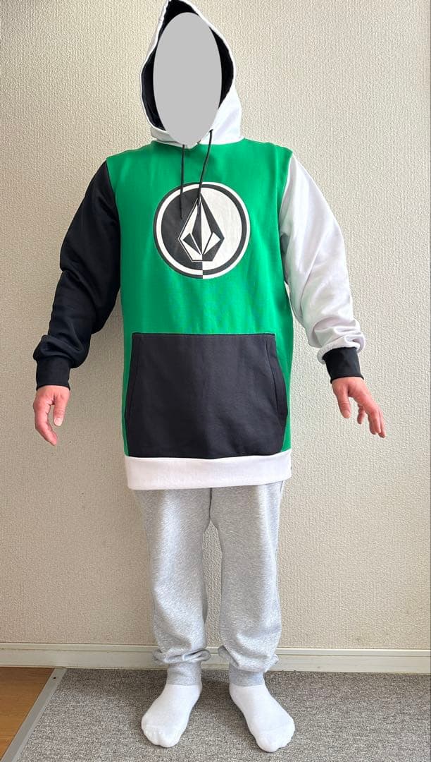 ボルコム Volcom フード付きウェア カラーブロック撥水　パーカー