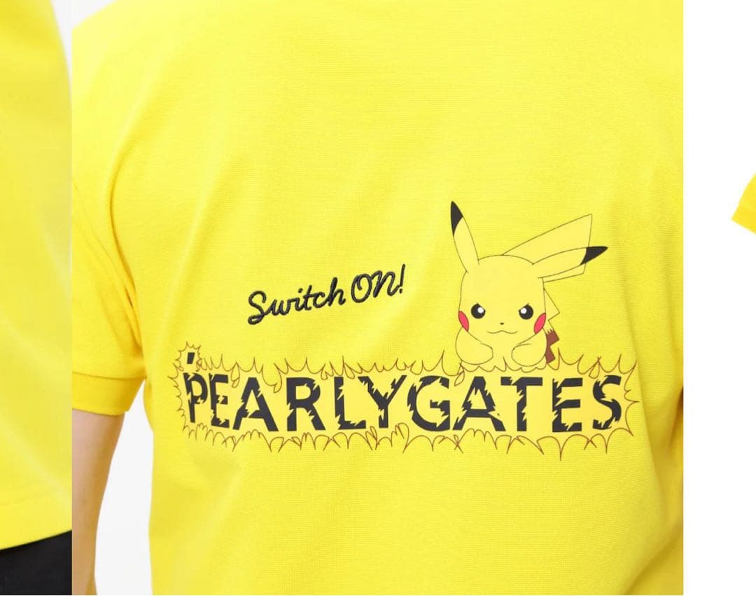 希少　新品　PEARLY GATES パーリーゲイツ　ピカチュウ ポロシャツ