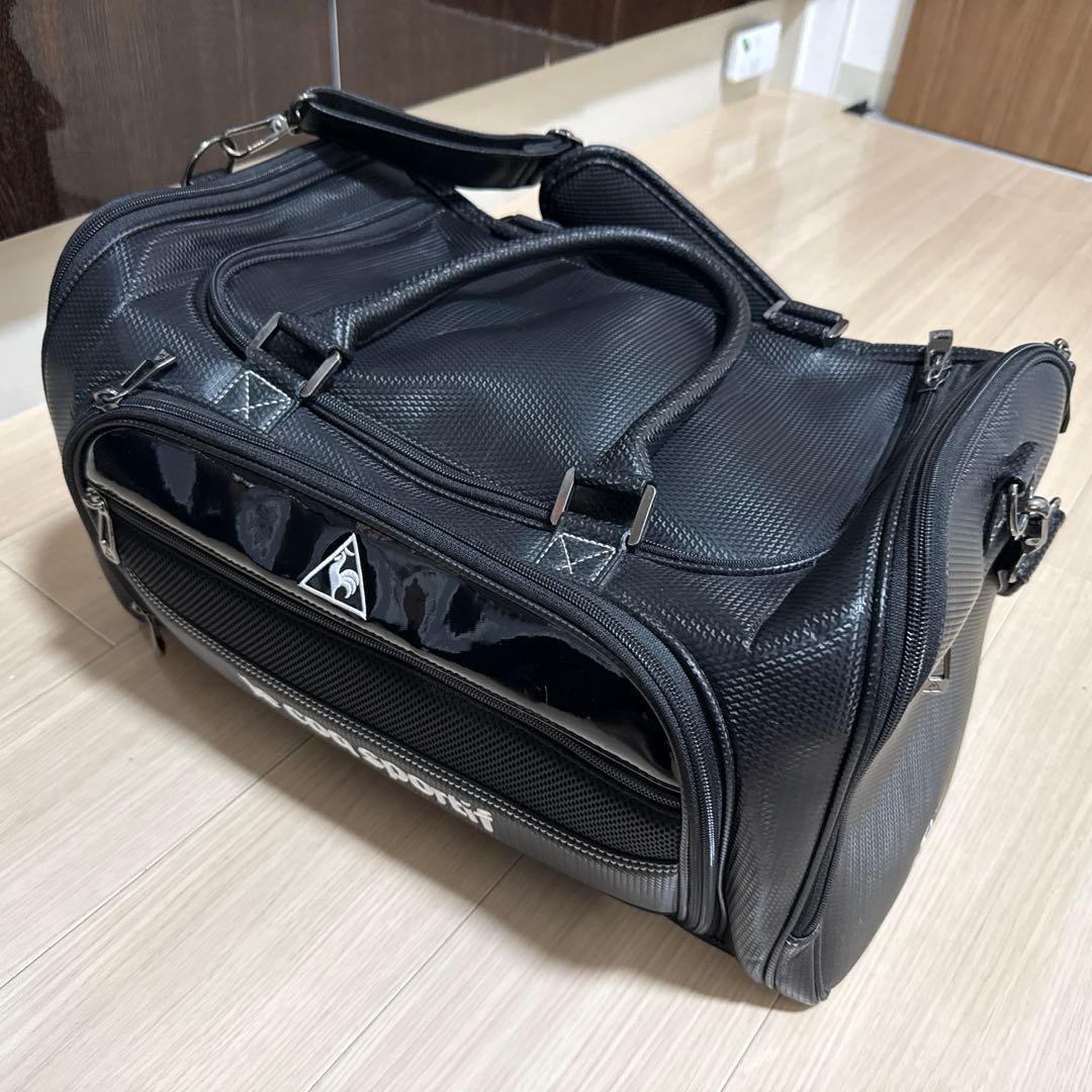 【Lecoqsportif】ルコック ゴルフ ボストンバッグ ブラック