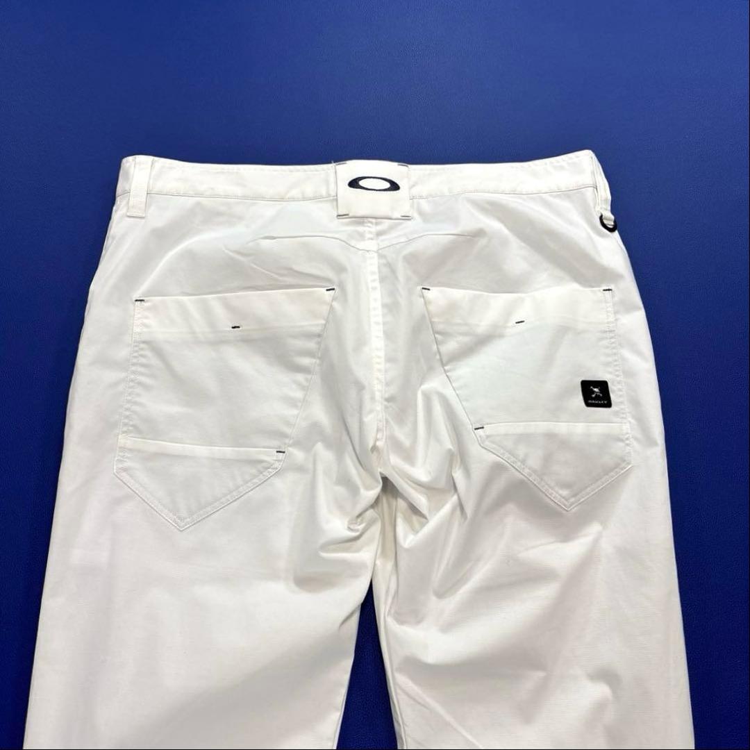 オークリー　ロングパンツ　JPN36 L〜LL程度　ホワイト　春夏　ゴルフ