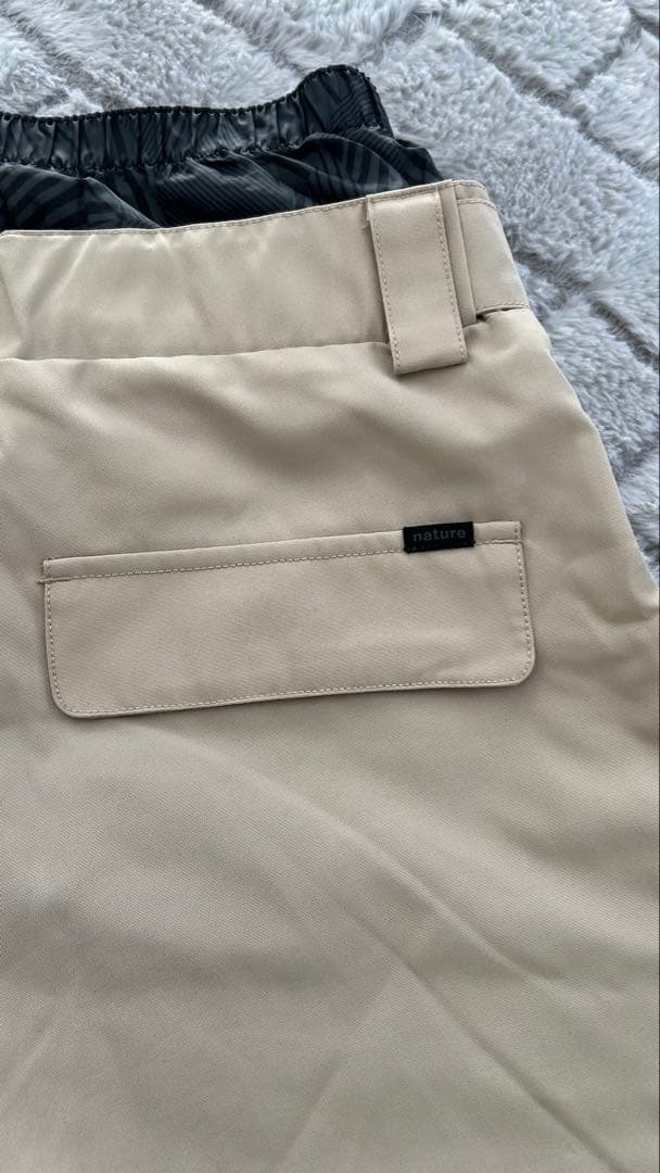 ベージュ スノーボードウェア パンツ
