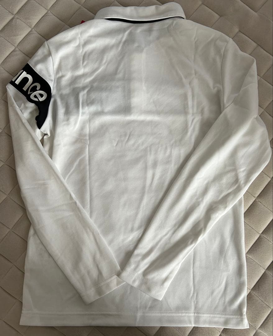 New Balance⭐︎長袖ポロシャツ L ホワイト⭐︎新品未使用⭐︎タグ付き