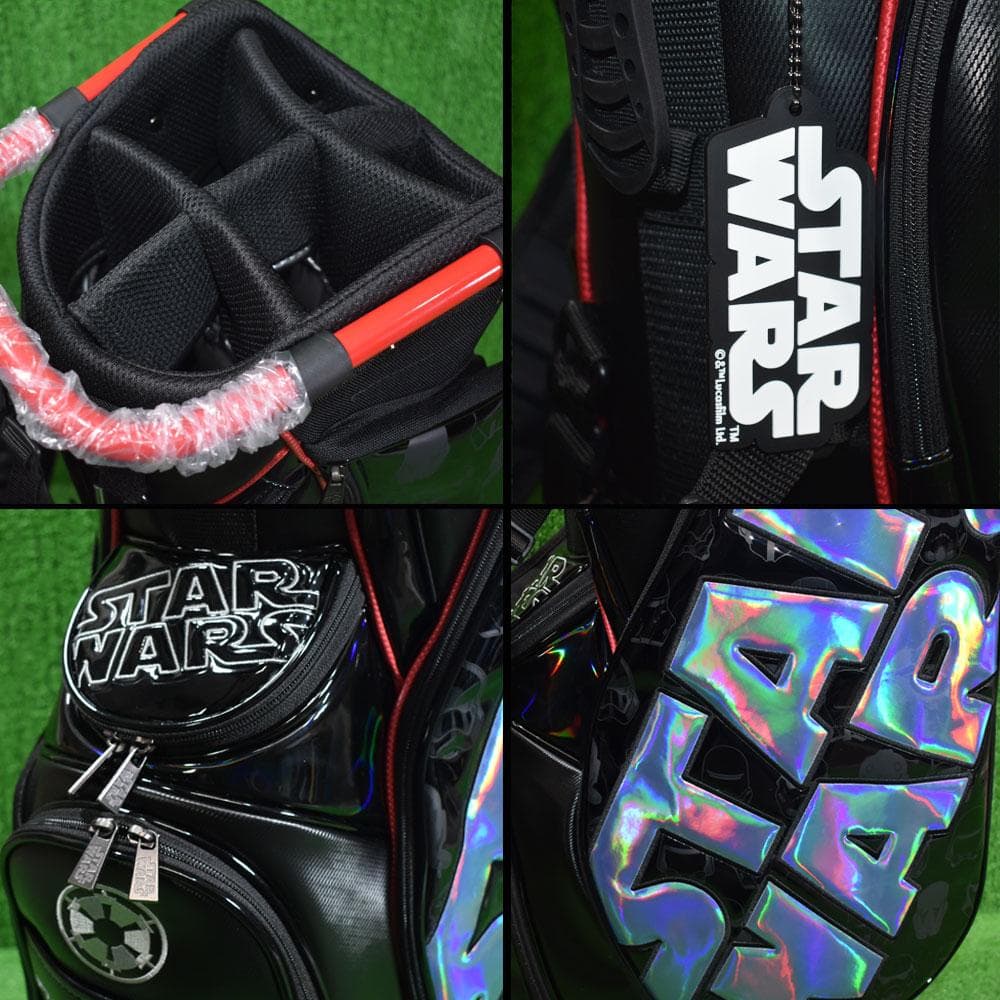STAR WARS/スターウォーズ スタンドキャディバッグ９型【ブラック】新品！
