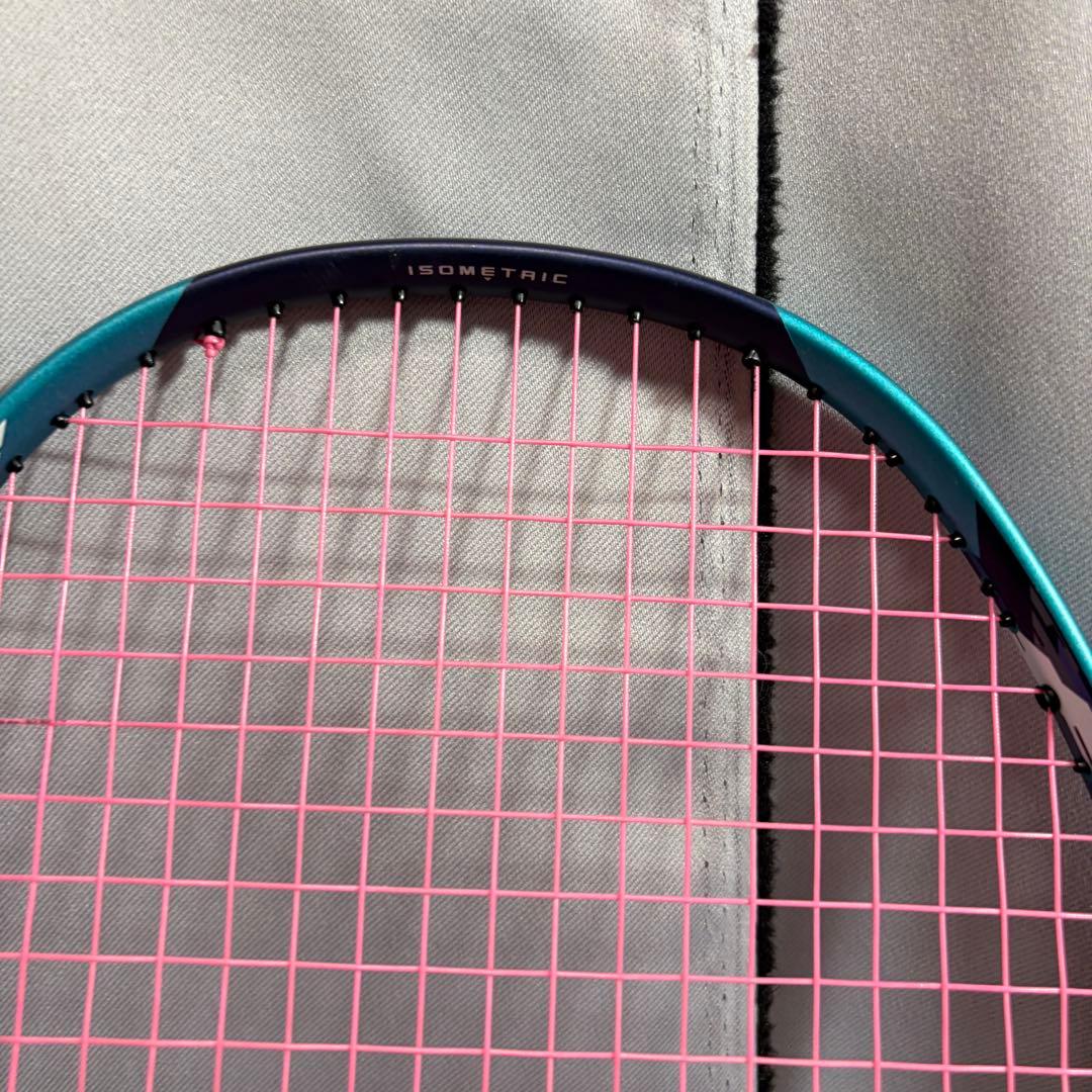 YONEX ナノフレア700 バドミントンラケット ネイビー 水色