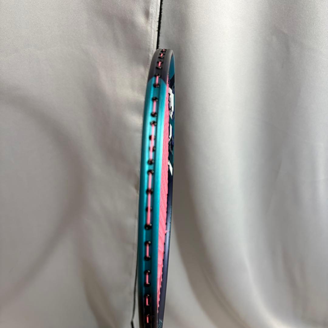 YONEX ナノフレア700 バドミントンラケット ネイビー 水色