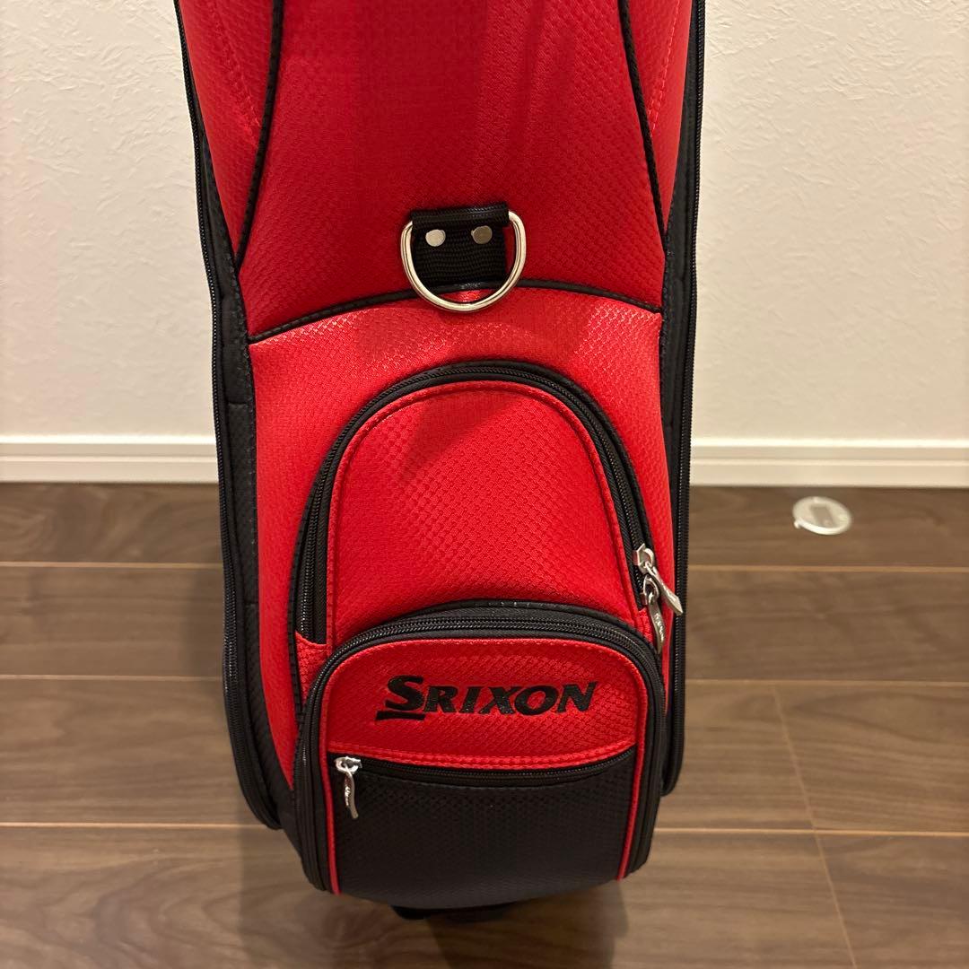Srixon キャディバッグ 赤黒