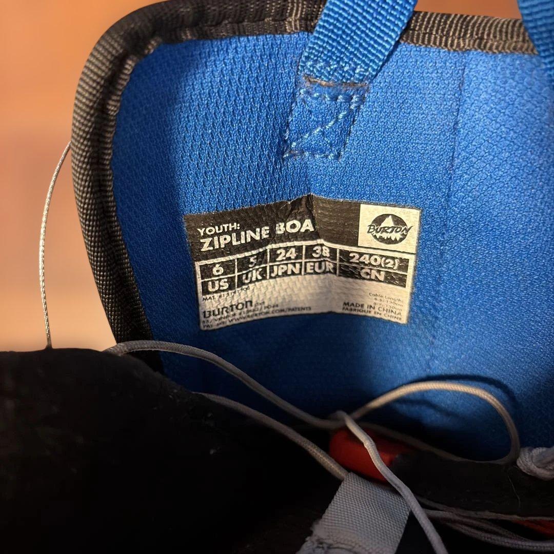BURTON スノーボードブーツ　キッズ　24センチ