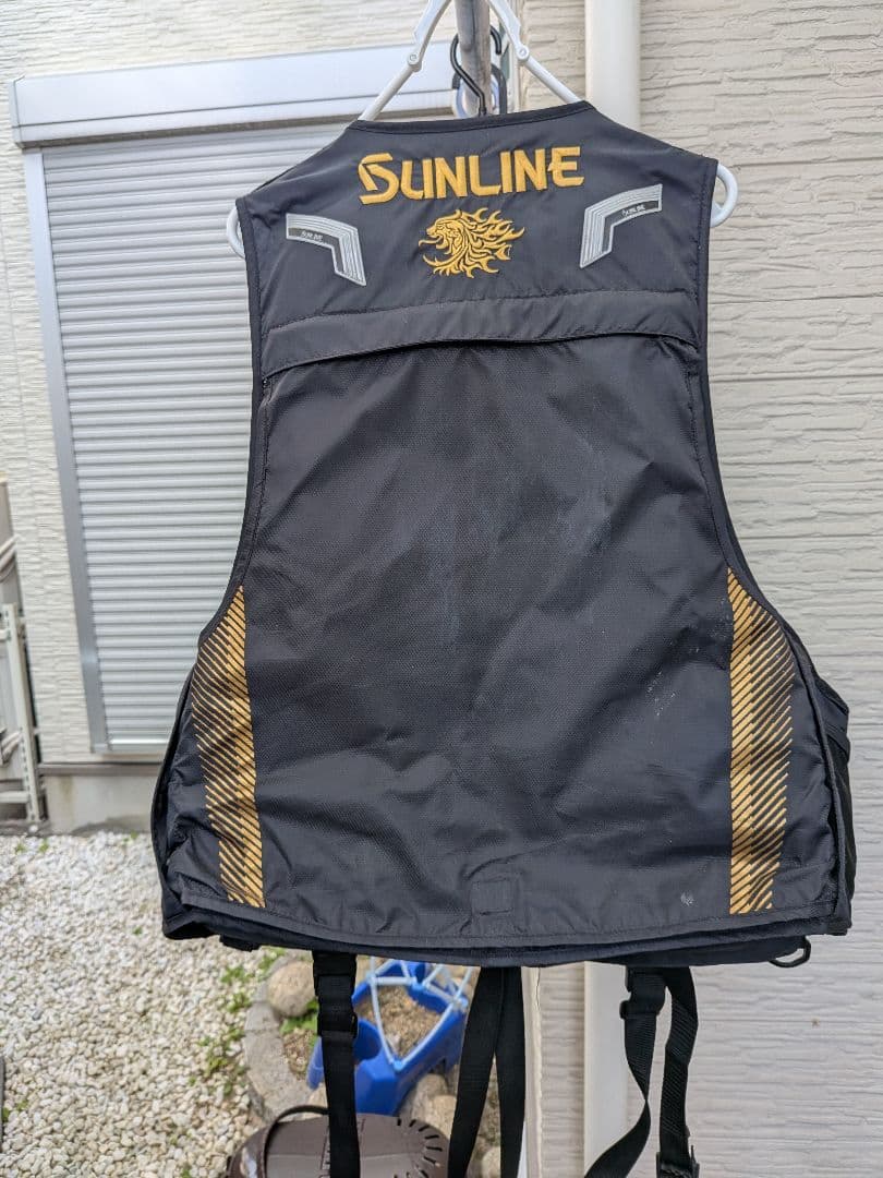 SUNLINE フィッシングジャケット L 黒金