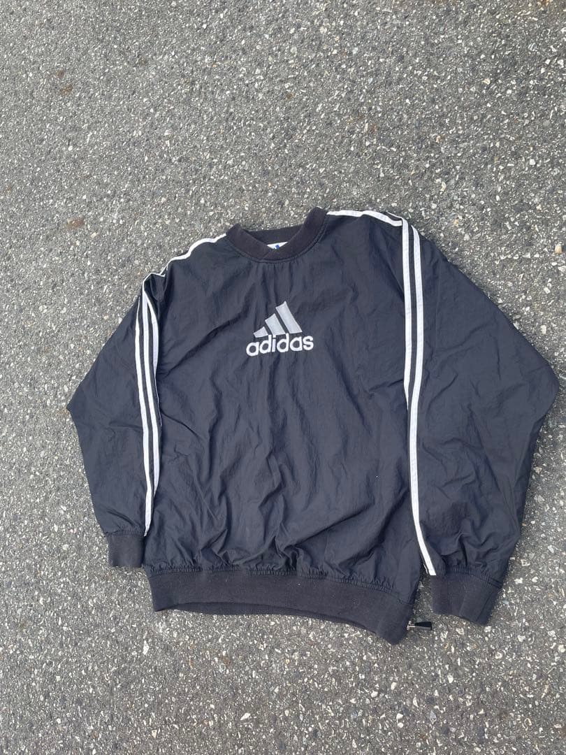 ウェア 90s adidas black pullover