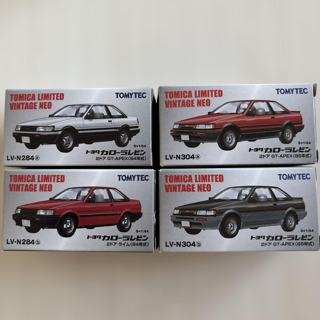 TOMYTEC トヨタ カローラレビン 2ドア GT-APEX 4台セット