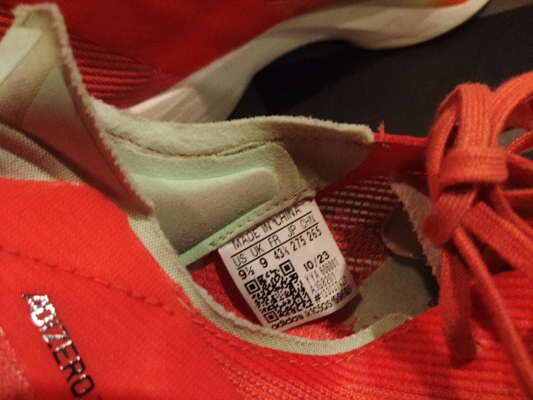 adidas タクミセン10 takumi sen 10 27.5cm レッド