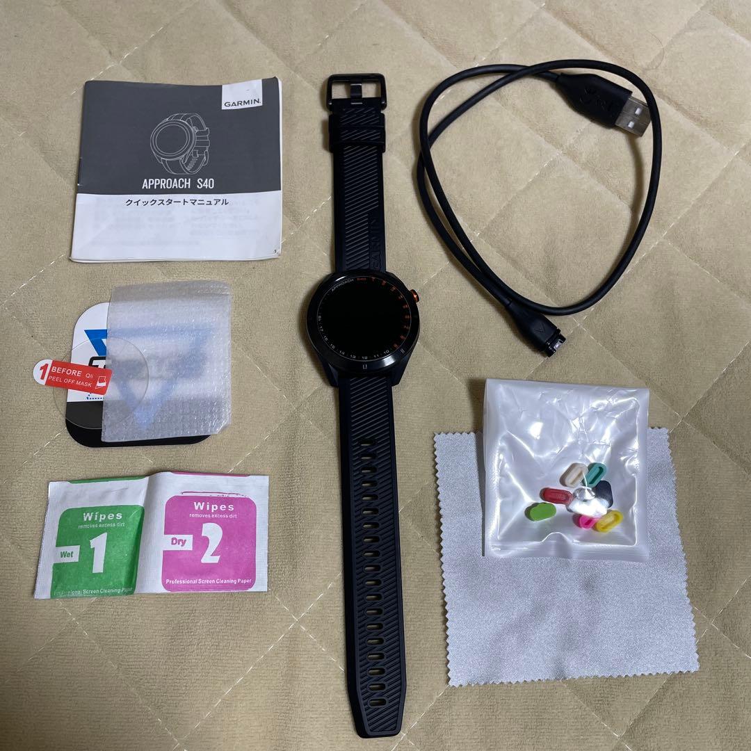 【美品】GARMIN Approach S40 GPSスマートウォッチ