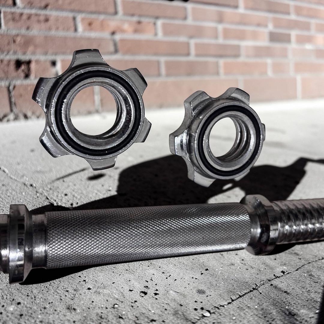 ダンベルセット 約26kg 可変式 28mm プレート付き ホームジム