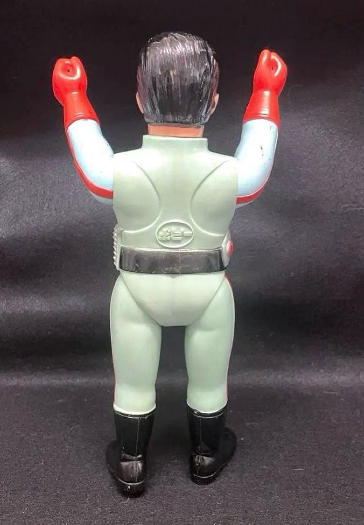 ■レア 【当時物】ポピー 仮面ライダーX 面取れ ソフビ /マスク欠品