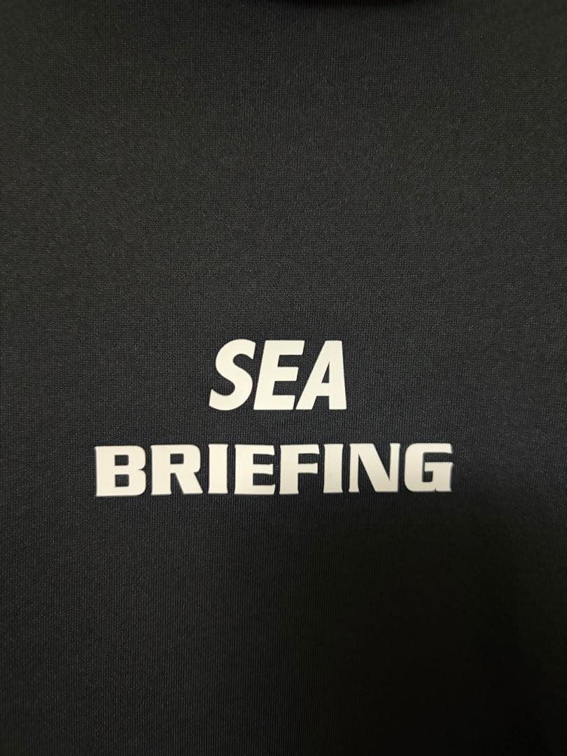 BRIEFING wind and sea モックネックシャツ 長袖