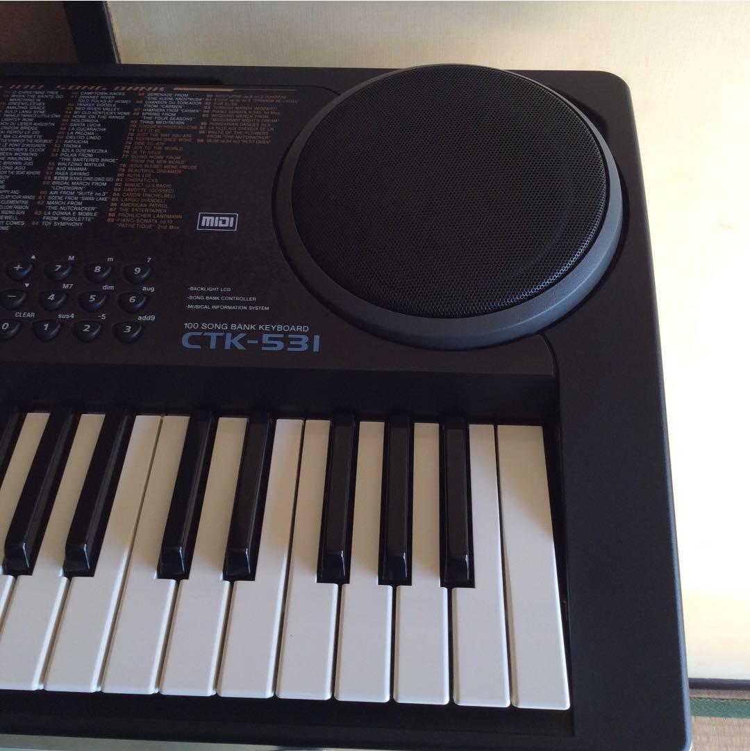 『値下げ』カシオ電子キーボードCTK-531(美品) 61鍵 MIDI対応