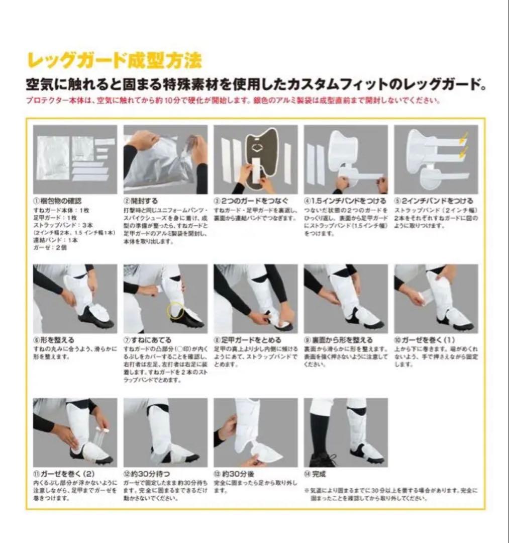 【新品】エボシールド(EVOSHIELD) レッグガード WTV12JP 左打者