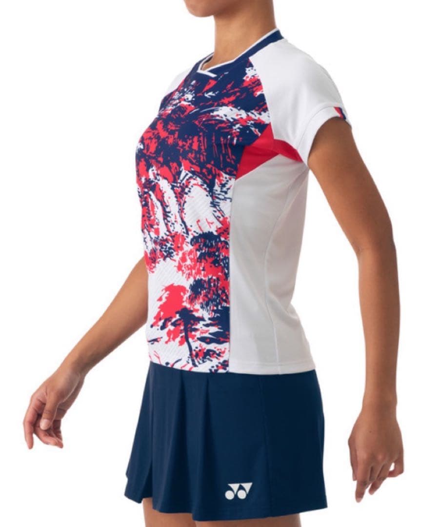 YONEX Paris Olympic バドミントン 韓国代表ゲームシャツ Ｏ