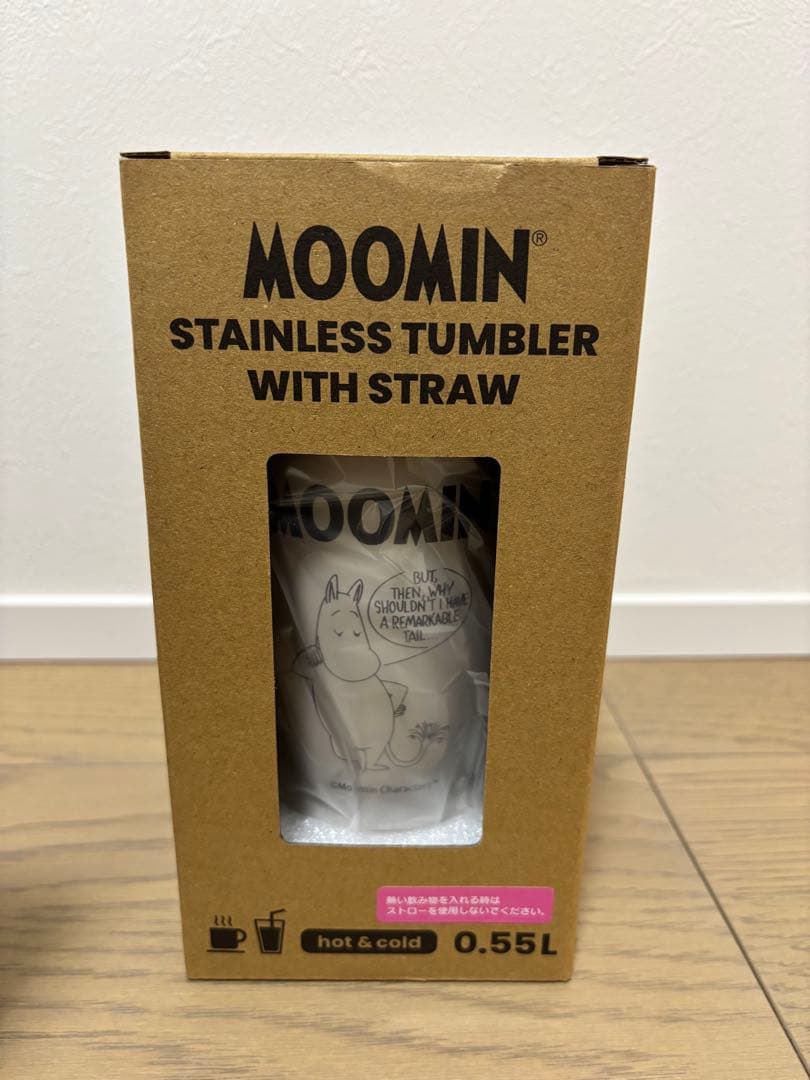 MOOMIN ステンレスタンブラー 0.55L ストロー付き 6色セット！