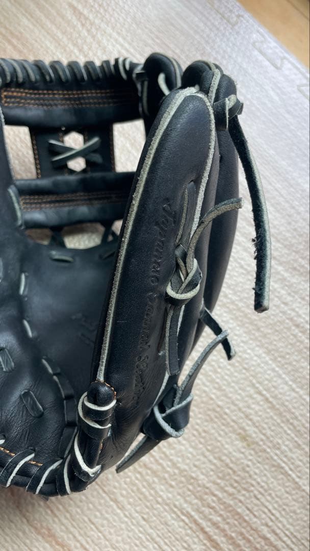 ZETT プロステイタス 今宮モデル 少年軟式 右投げ ブラック M 型付け済み
