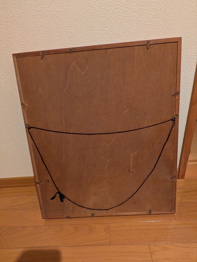 虎図額