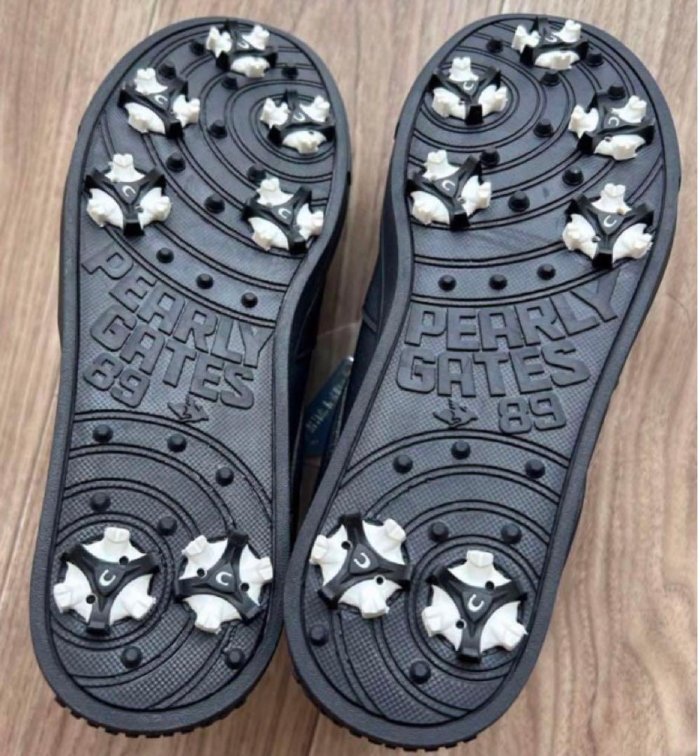 新品 PEARLY GATES パーリーゲイツ ゴルフシューズ　スパイク23.5