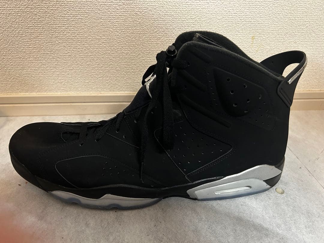【36cm・超特大】Nike Air Jordan 6 メタリックシルバー